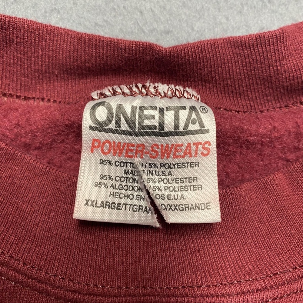 Vintage Key West‎ Oneita Sweatshirt Mens 2XL Red Nautical Florida Crewneck 90s - Picture 4 of 9